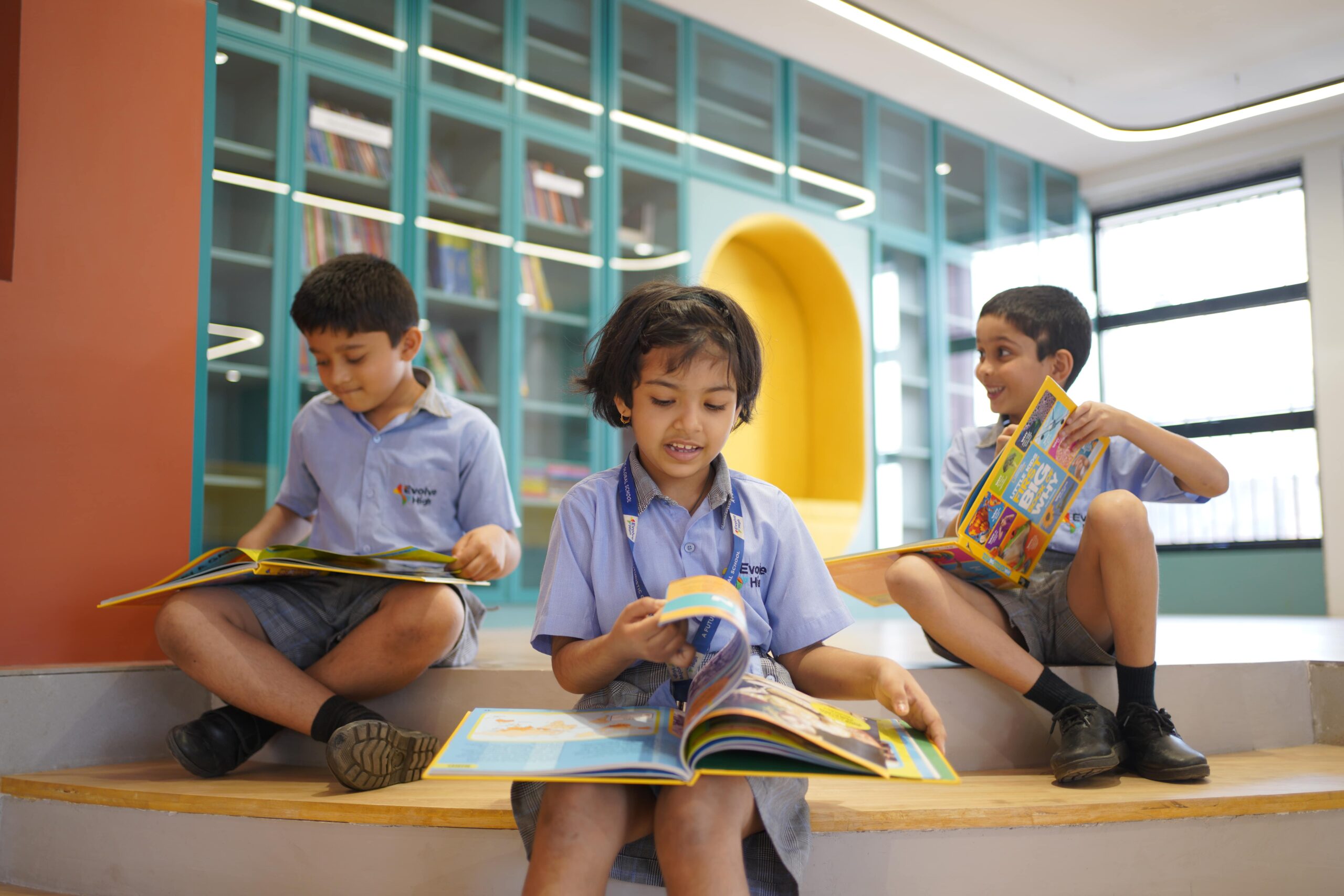Evolve High - Library facility - CBSE school in Pune
