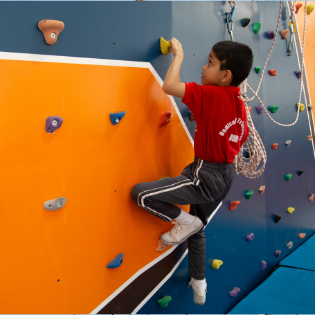 Evolve High - Wallclimbing facility - Pune CBSE school